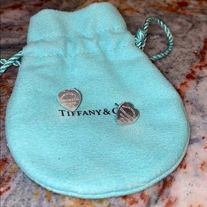 Tiffany & Co mini heart tag earrings
